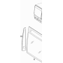 pannello di vetro laterale parabrezza verde riscaldata mercedes a6286730216