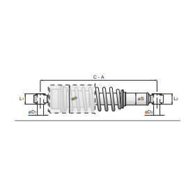 ammortizzatore a molla sedile autista sabo 890199 iveco 50457