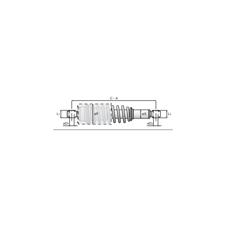 ammortizzatore a molla sedile autista sabo 890199 iveco 50457