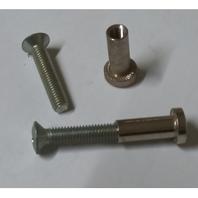 VITE DOPPIA CROMATA PER SUPPORTO ALLUMINIO IVECO NLA0021