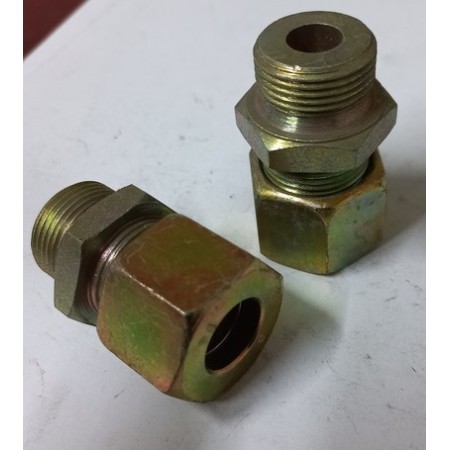 raccordo diritto a pressare s14 22x1,5-filetto 22x1,5 foro 9mm iveco fog0085