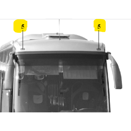 fanalino anteriore di ingombro alto iveco 71701595