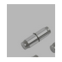 perno con anello/spina elastica cambio scania 1340002