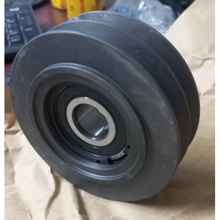 puleggia doppia gola 19x100x35 tendicinghia iveco 98436012