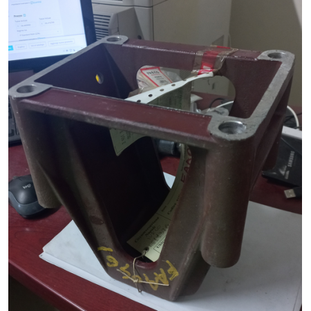 supporto alluminio per tassello elastico motore iveco 4611376