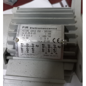 motore elettrico v400 kw 0,25/0.03 due velocità 700/1400  IP44 fir