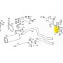 staffa silenziatore scarico mercedes a6204926241