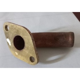 tubo acqua raffreddamento rame curvo iveco 4853393