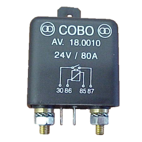 relè motorino avviamento 24v 80a cobo 18.0010