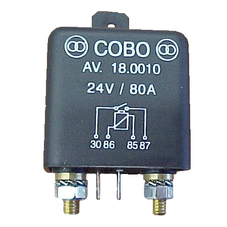 relè motorino avviamento 24v 80a cobo 18.0010