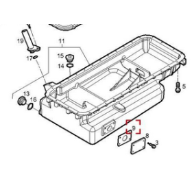 guarnizione piana piastra coppa olio iveco 99474411