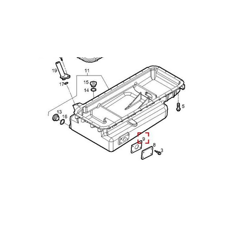guarnizione piana piastra coppa olio iveco 99474411