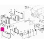 cover/parabola faro sx tourino senza vetro mercedes a0008260088