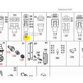 serie spinotto 2 poli mercedes a0001500536