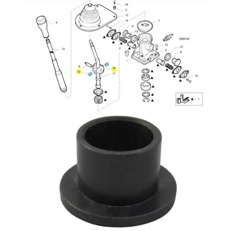 boccola leva marce cambio daily iveco 8859924