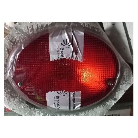 fanale posteriore ovale rosso stop breda d304478