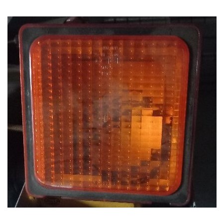 fanale post arancio indicatore direz quadrato completo hella 37.400999