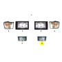 proiettore fendinebbia dx 380 iveco 98439184