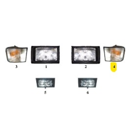 indicatore di direzione anteriore sx iveco 4853217