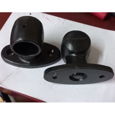 supporto alluminio cieco per tubi alluminio mancorrenti iveco 080.00300