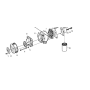 puleggia pompa acqua 8pk scania 1404247