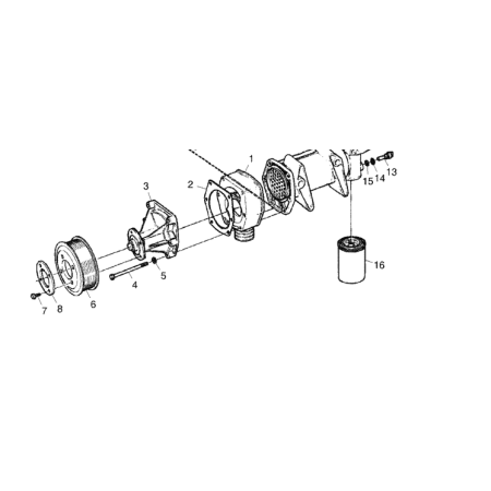 puleggia pompa acqua 8pk scania 1404247