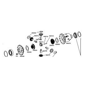 kit completo revisione differenziale zf 4472203007 iveco 503126491 503142854