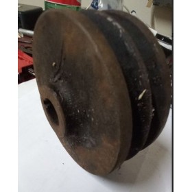 puleggia doppia gola dm 92 asse 16 chiavetta bolocco iveco 4623920