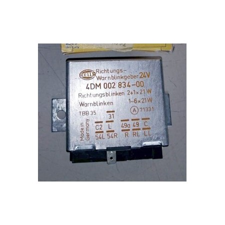 centralina relè frecce 24v hella 4dm 002 834 00 iveco 2480072