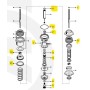 kit revisione servofrizione kr6400 knorr 1407317 iveco 9932284