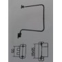 braccio specchio retrovisore dx profondo 360x650 centro supporti fra 2500355