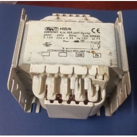 alimentatore per lampade HG e HGL 250W 230V CODICE 666643