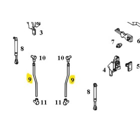 tirante filettato sportello motore 380 iveco 93195438